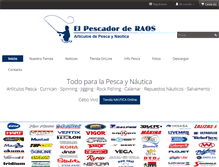 Tablet Screenshot of elpescadorderaos.com